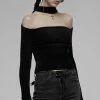 Punk Rave Adrienne Cold Shoulder Sweater
