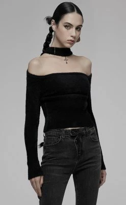 Punk Rave Adrienne Cold Shoulder Sweater