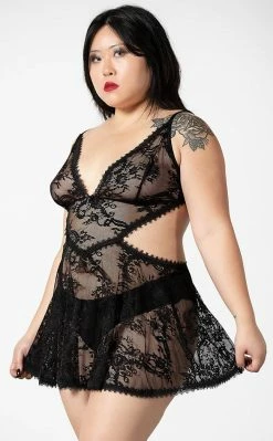Killstar Afterlife Lace Nightdress Clothing