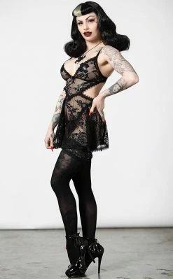 Killstar Afterlife Lace Nightdress Clothing