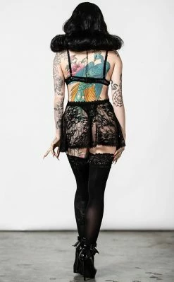 Killstar Afterlife Lace Nightdress Clothing