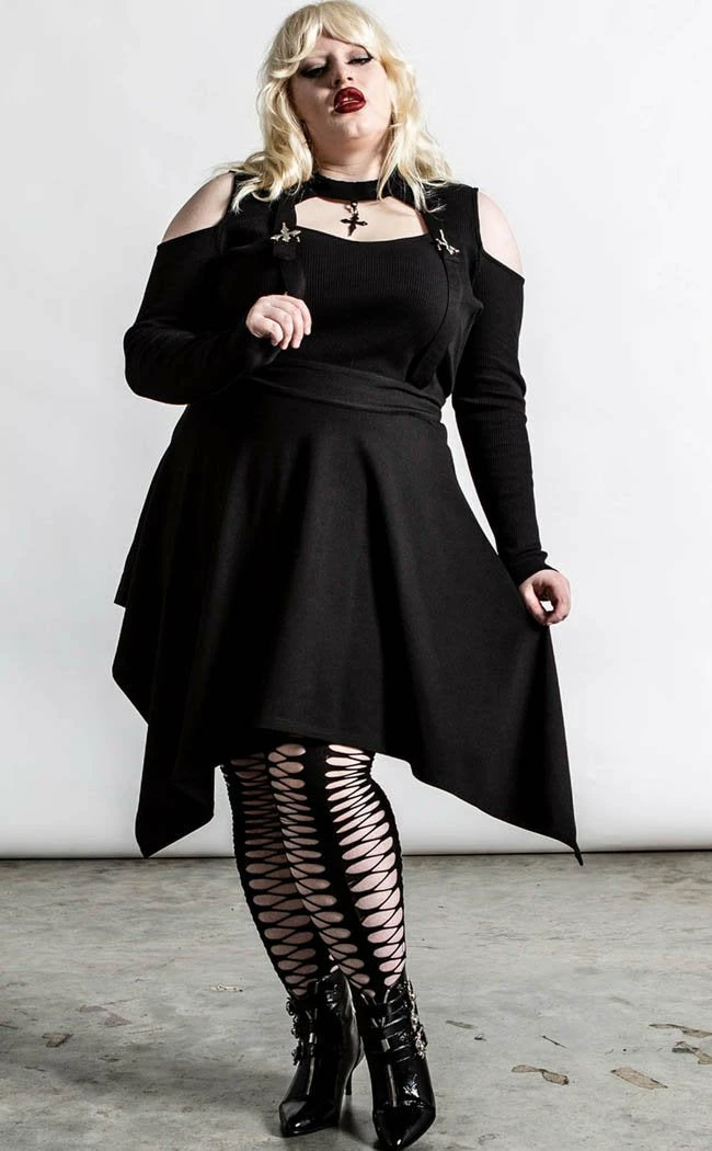 Killstar Clothing Aggie Suspender Skirt 7 Killstar Clothing Aggie Suspender Skirt