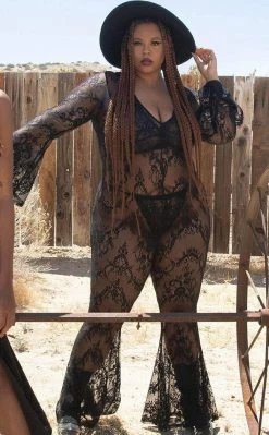 Killstar Clothing Alia Lace Jumpsuit