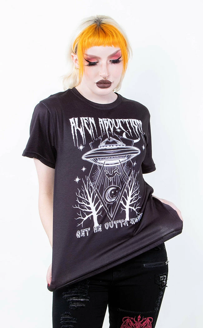 Drop Dead Gorgeous Alien Abduction T-Shirt Clothing 4 Drop Dead Gorgeous Alien Abduction T-Shirt Clothing