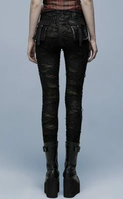 Punk Rave Clothing All Torn Up Leggings 10 Punk Rave Clothing All Torn Up Leggings