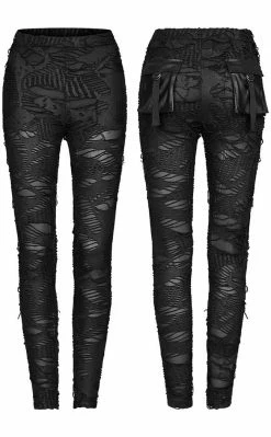 Punk Rave Clothing All Torn Up Leggings 11 Punk Rave Clothing All Torn Up Leggings