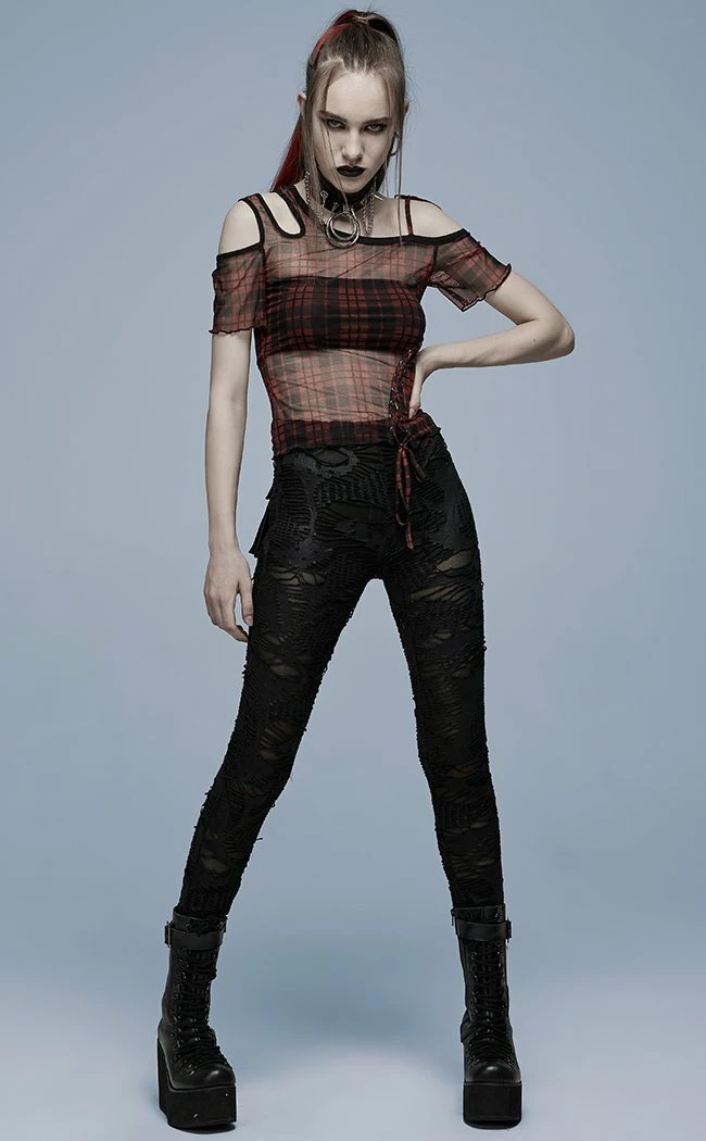 Punk Rave Clothing All Torn Up Leggings 3 Punk Rave Clothing All Torn Up Leggings