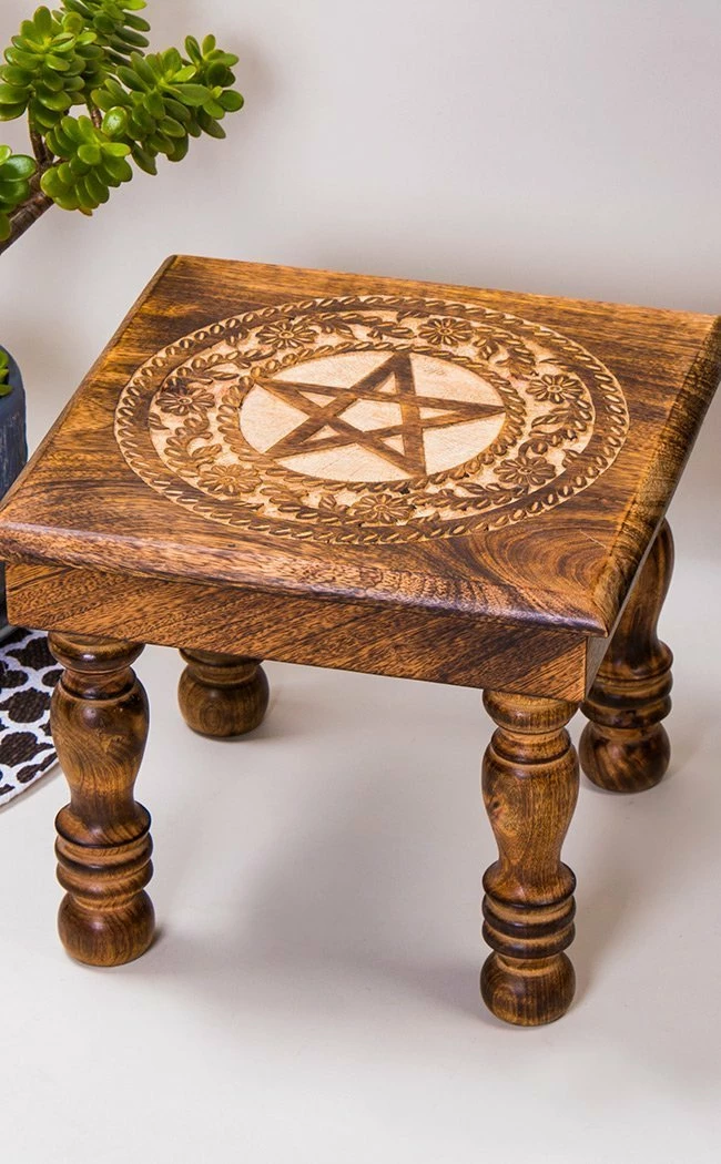 TB Altar Table | Square Pentagram Home & Gifts 4 TB Altar Table | Square Pentagram Home & Gifts