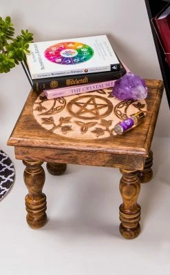 TB Altar Table Square Triple Moon Witchcraft