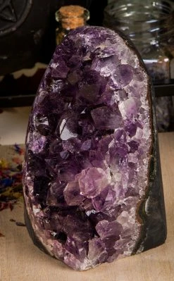 Crystals Witchcraft Amethyst Clusters With Polished Base