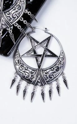 Killstar Ancestral Night Earrings | Silver Jewellery