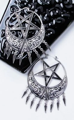 Killstar Ancestral Night Earrings | Silver Jewellery