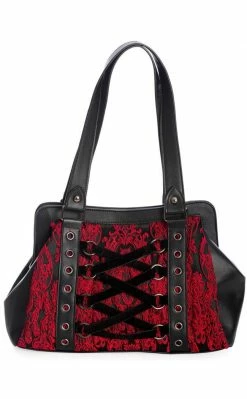 Banned Apparel Anemone Handbag | Red Accessories