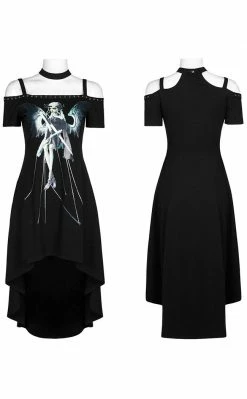 Punk Rave Angel Baby Cold Shoulder Dress