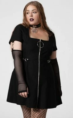 Killstar Anti Everything Zip Dress Clothing