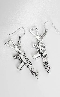 Gothic Jewellery Armed & Dangerous Earrings Accessories