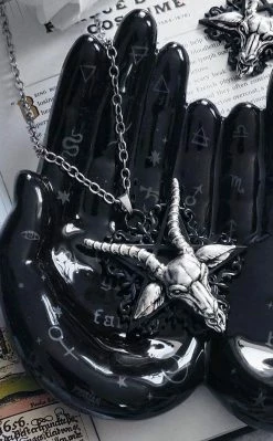 Killstar Ave Satana Necklace | Silver