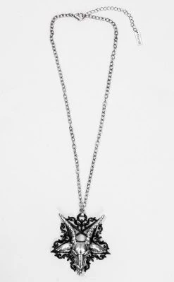 Killstar Ave Satana Necklace | Silver