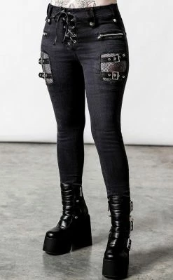 Killstar Azazel Washed Jeans