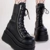 Demonia Shoes BEAR-265 Vegan Platform Boots
