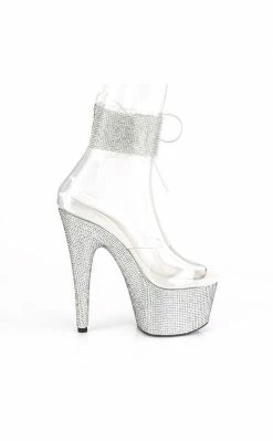 Pleaser Pole Shoes BEJEWELED-724RS Rhinestone Cuff Heels