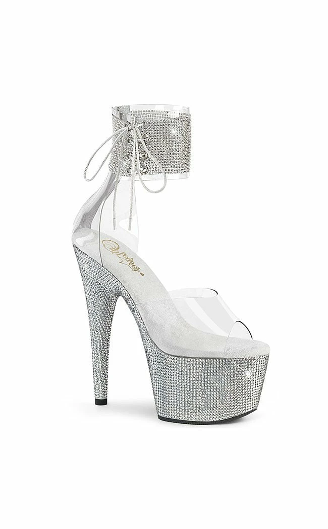 Pleaser Pole Shoes BEJEWELED-724RS Rhinestone Cuff Heels 3 Pleaser Pole Shoes BEJEWELED-724RS Rhinestone Cuff Heels