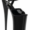 Pleaser BEYOND-009 Black Patent EXXXTRA High 10" Heels