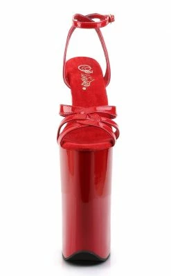 Pleaser Pole Shoes BEYOND-012 Red/Red Heels