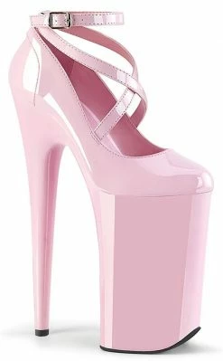 Pleaser Pole Shoes BEYOND-087 Baby Pink Tall Heels