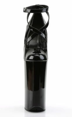 Pleaser BEYOND-087 Black Patent Heels