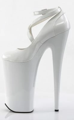 Pleaser BEYOND-087 White Heels Pole Shoes