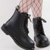 Demonia BOLT-100 Black Lace Up Boots Shoes