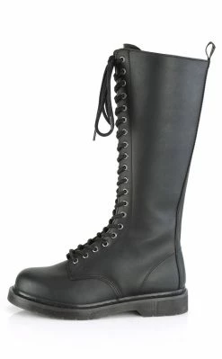 Demonia BOLT-400 Black Knee High Boots