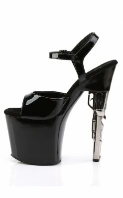Pleaser Pole Shoes BONDGIRL-709 Black Heels