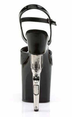 Pleaser Pole Shoes BONDGIRL-709 Black Heels