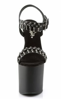 Pleaser BONDGIRL-712 Black / Black Matte Heels Pole Shoes