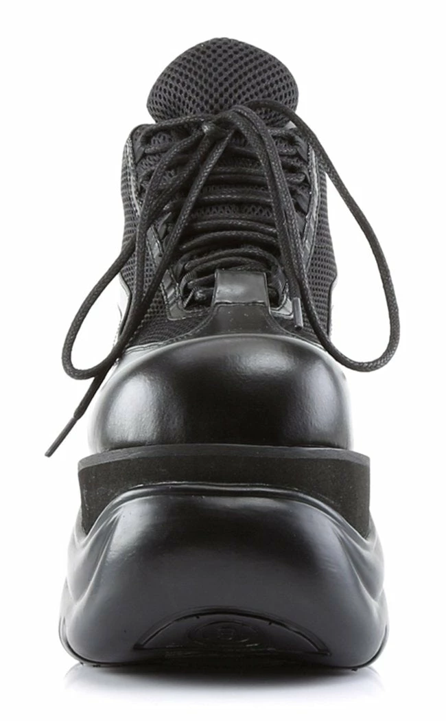Demonia Shoes BOXER-01 Black Vegan Leather Sneakers 4 Demonia Shoes BOXER-01 Black Vegan Leather Sneakers