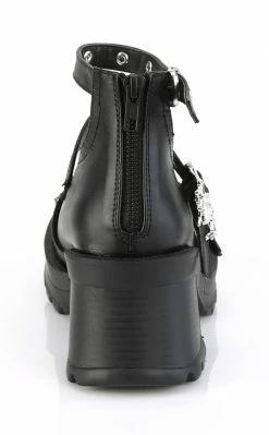 Demonia BRATTY-30 Black Matte Mary Janes