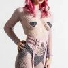 Killstar Baby Hex Suspender Belt | Pastel Pink