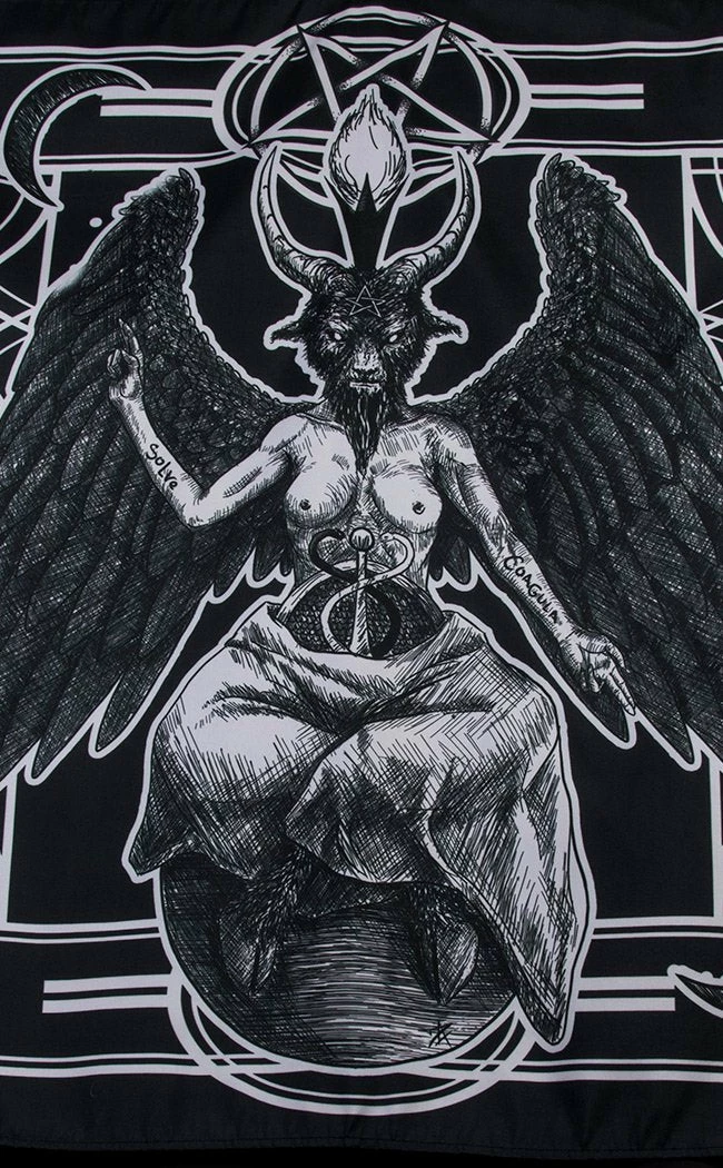 Altar Cloths Baphomet Altar Cloth / Wall Hanging Home & Gifts 5 Altar Cloths Baphomet Altar Cloth / Wall Hanging Home & Gifts