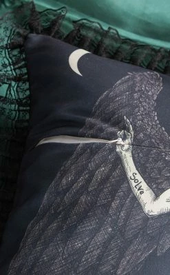 Tragic Beautiful Baphomet Frilly Cushion Slip Home & Gifts