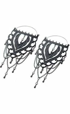 TB Baroque Plug Hoops | Earrings Jewellery