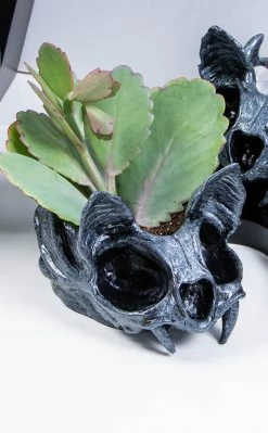Sarah Mudle Bat Planter | Silver 15 Sarah Mudle Bat Planter | Silver