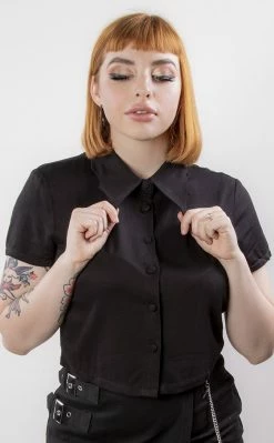 Black Friday Clothing Bat Wing Collar Blouse