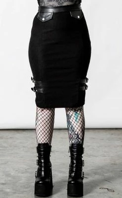 Killstar Clothing Bayonet Pencil Skirt