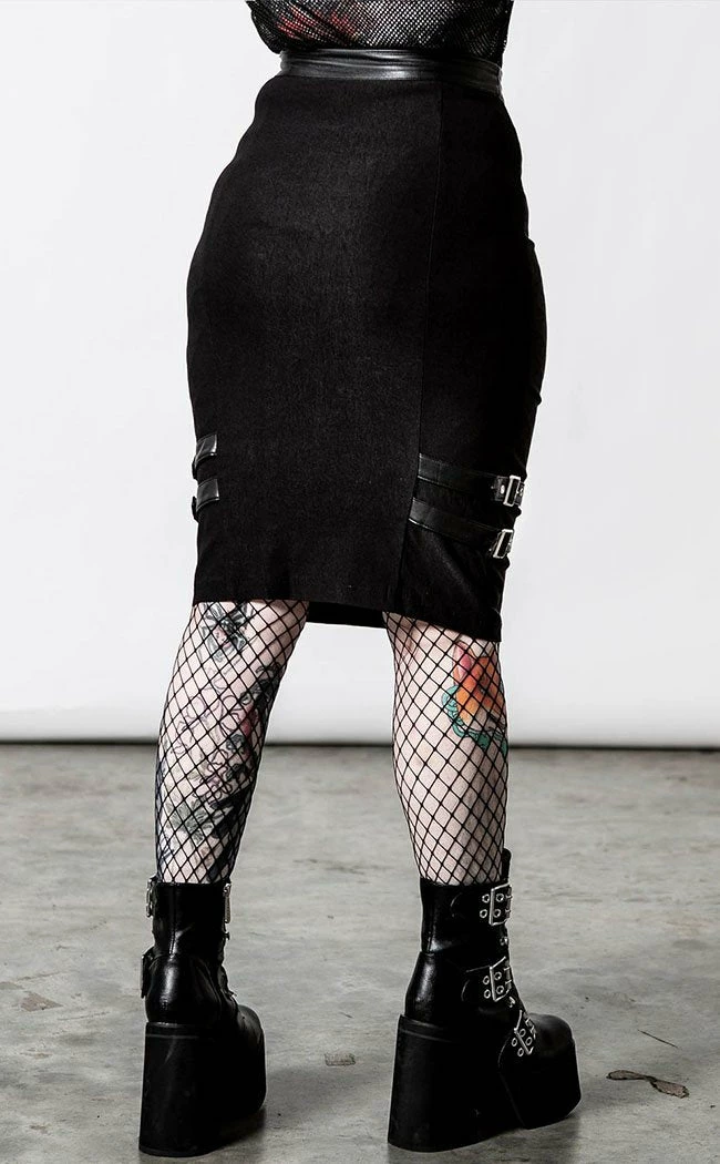 Killstar Clothing Bayonet Pencil Skirt 5 Killstar Clothing Bayonet Pencil Skirt