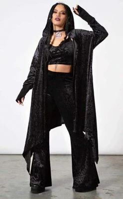 Killstar Be Gone Velvet Cardigan