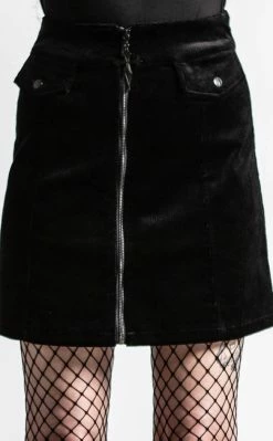 Killstar Clothing Be Major Corduroy Skirt