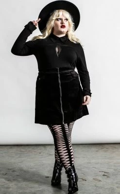 Killstar Clothing Be Major Corduroy Skirt