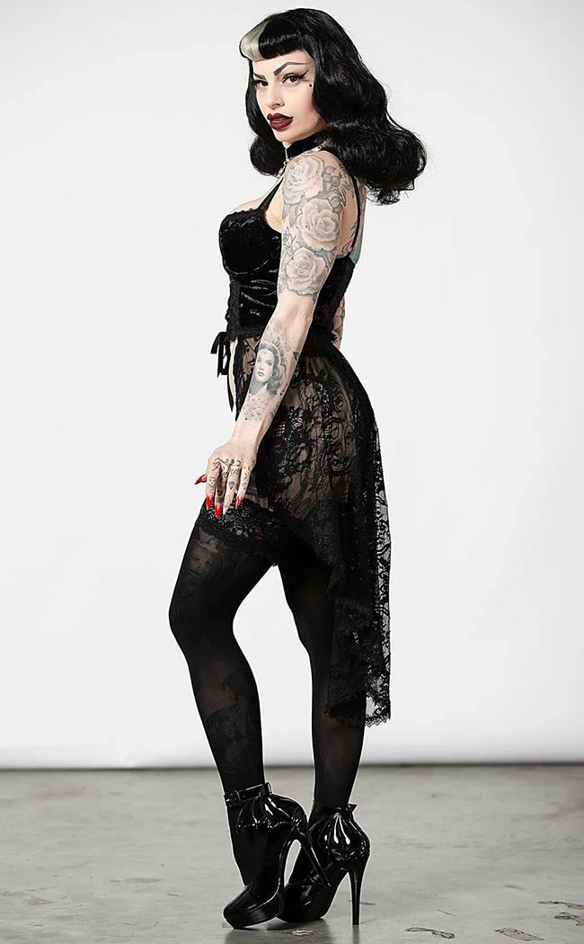 Killstar Be Veiled Lace Basque 5 Killstar Be Veiled Lace Basque